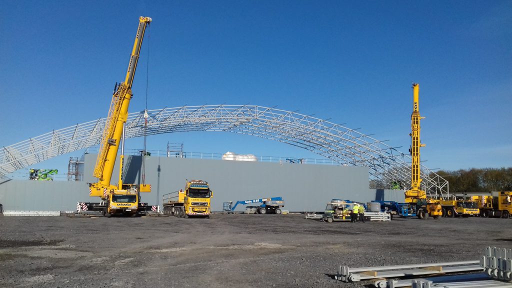 tensile building steel frame