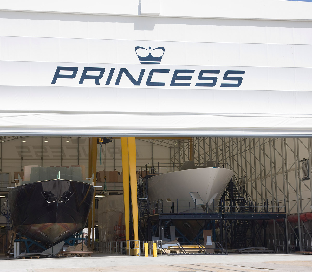 Princess Yachts manufacturing facility